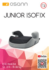 osann JUNIOR ISOFIX Manual De Instrucciones