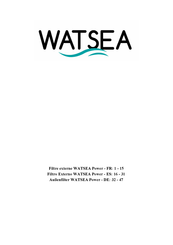 WATSEA POWER 1600 Manual De Instrucciones