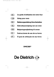 De Dietrich DME388XE1 Instrucciones De Uso