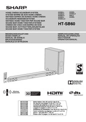 Sharp HT-SB60 Manual De Manejo