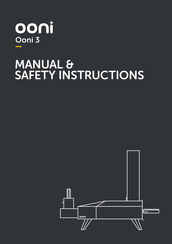 Ooni 3 Instrucciones Manuales Y De Seguridad