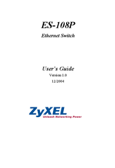 Zyxel ES-108P Guia Del Usuario