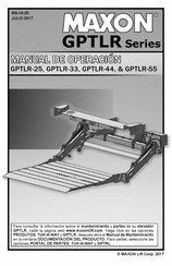 Maxon GPTLR Serie Manual De Mantenimiento
