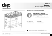 Dorel Home Products Jasper 4049417 Instrucciones De Montaje