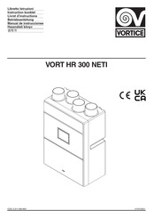 Vortice VORT HR 300 NETI Manual De Instrucciones