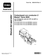 Toro 74315 Manual Del Operador