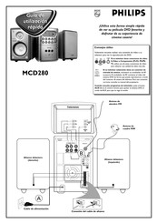 Philips MCD280/30 Guía De Utilización Rápida