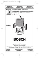 Bosch 1619EVS Instrucciones De Funcionamiento Y Seguridad