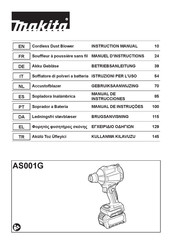 Makita AS001G Manual De Instrucciones