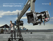 Blackmagic Design Production Camera 4K Manual De Instalación Y Operación