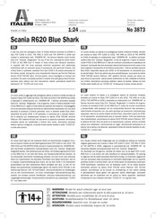 Italeri Scania R620 Blue Shark Manual Del Usuario