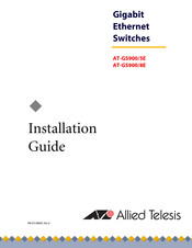 Allied Telesis AT-GS900/8E Guia De Instalacion