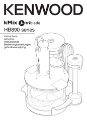 Kenwood kMix triblade HB891 Instrucciones