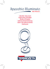 Termozeta Specchio Illuminato Libro De Instrucciones