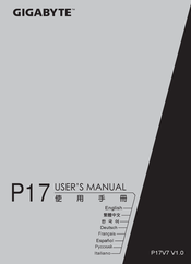 Gigabyte P17F Manual Del Usuario