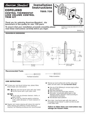 American Standard COPELAND T005.730 Instrucciones De Instalación