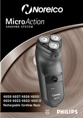 Philips Norelco Micro Action 4608 Manual De Instrucciones