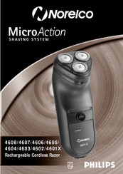 Philips Norelco Micro Action 4601X Manual De Instrucciones