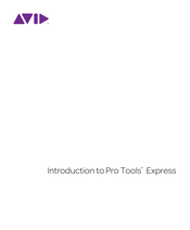 Avid Pro Tools Express Instrucciones