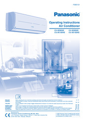 Panasonic CS-XE9EKE Instrucciones De Operación