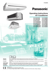 Panasonic CS-E15DTEW Instrucciones De Operación