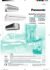 Panasonic CU-2E15CBPG Instrucciones De Operación