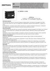 Gefran GZ Guia De Inicio Rapido