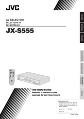 JVC JX-S555 Manual De Instrucciones