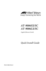 Allied Telesyn AT-9006LX/SC Guía De Instalación Rápida
