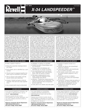 Revell X-34 LANDSPEEDER Manual De Instrucciones