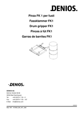 Denios FK 1 Manual De Instrucciones