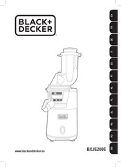 Black and Decker BXJE200E Instrucciones Originales