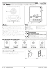 Videx 4000 Serie Guia De Inicio Rapido