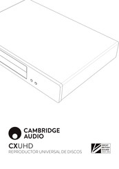 Cambridge Audio CXUHD Manual Del Usuario