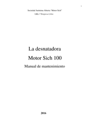 Motor Sich 100 Manual De Mantenimiento