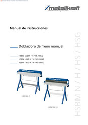 Metallkraft HSBM 1050 H Manual De Instrucciones