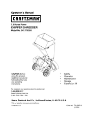 Craftsman 247.776350 Manual De Instrucciones