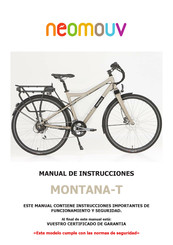 Neomouv MONTANA-T Manual De Instrucciones