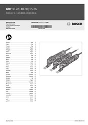 Bosch GOP 30-28 Manual Del Usuario