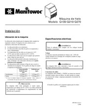 Manitowoc Q270 Guia De Inicio Rapido