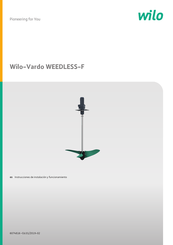 Wilo Vardo WEEDLESS-F Instrucciones De Instalación Y Funcionamiento