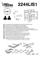 Parisot Meubles 2244LIS1 Instrucciones De Uso