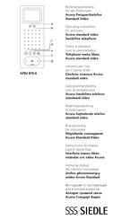 Sss Siedle AFSV 870-0 Manual De Instrucciones