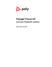 Poly Voyager Focus UC Guia Del Usuario