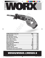 Worx WU505.9 Manual De Instrucciones