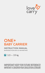 love & carry ONE+ Manual De Instrucciones