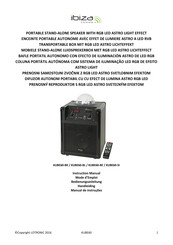 Ibiza sound KUBE60-BK Manual De Instrucciones