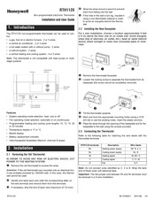 Honeywell RTH1120 Guía De Instalación Y Usuario