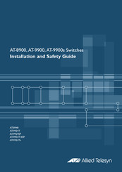Allied Telesyn AT-9900s Serie Guía De Instalación Y Seguridad
