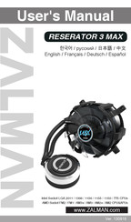 ZALMAN RESERATOR 3 MAX Manual De Usuario